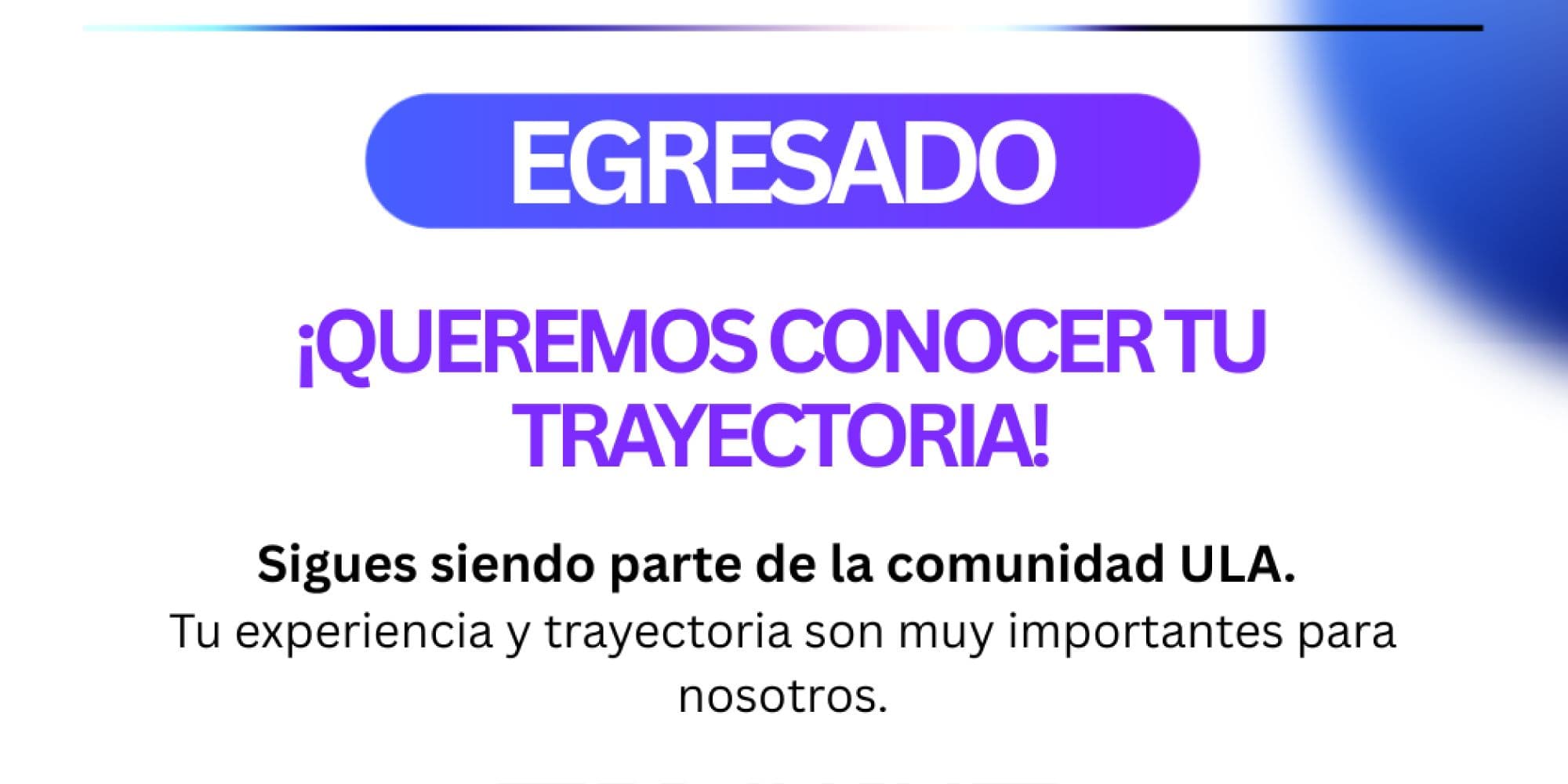 Seguimiento a egresados